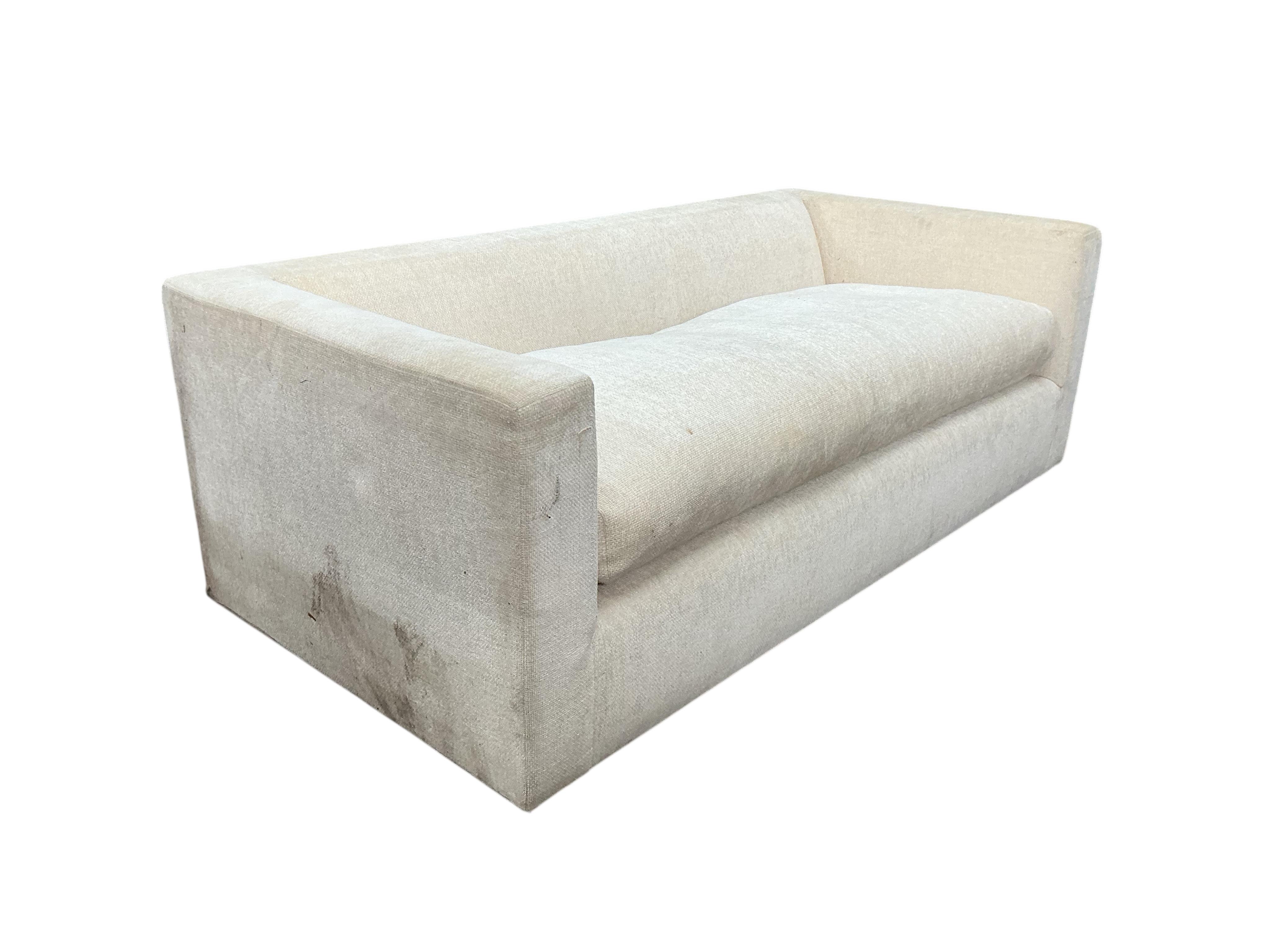A Contemporary J Robert Scott “Forms” sofa, width 220cm, depth 106cm, height 75cm